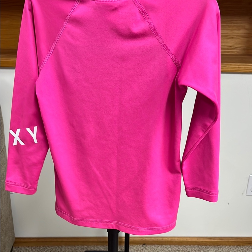 🍀6/$20 Roxy Kids Fuchsia Rashguard - Picture 4 of 4